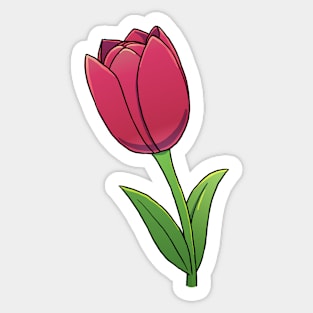 Tulip Flower Lover Sticker